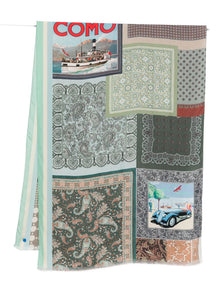  Pierre Louis Mascia silk printed scarf