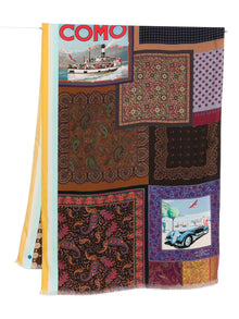  Pierre Louis Mascia silk printed scarf