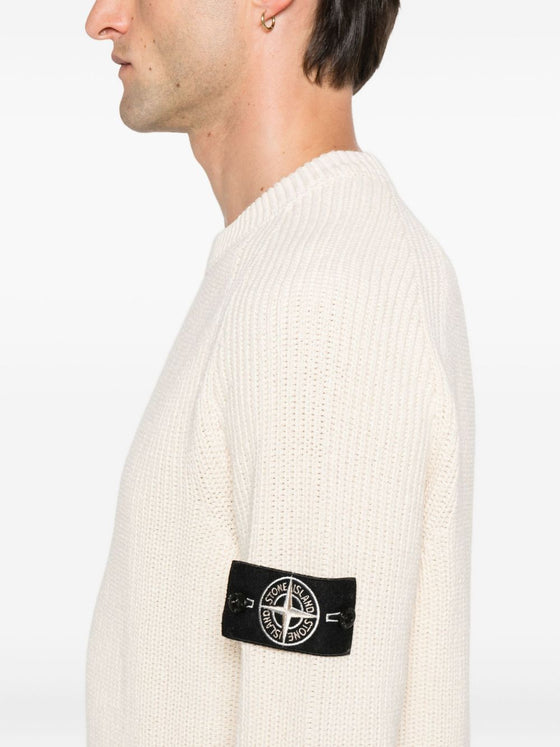Stone Island Sweaters Ivory