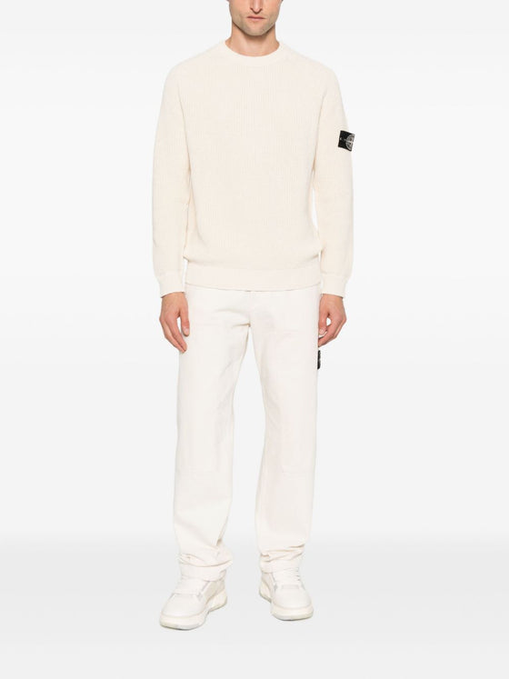 Stone Island Sweaters Ivory