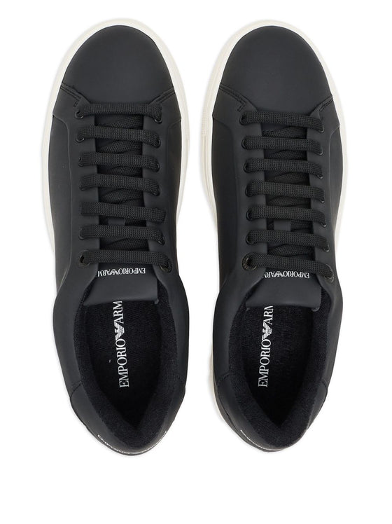EMPORIO ARMANI EXCLUSIVE Soft leather sneakers
