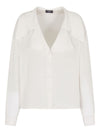 Emporio Armani Icon double silk georgette shirt