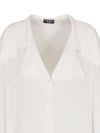 Emporio Armani Icon double silk georgette shirt