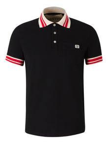  Valentino Logo-patch polo shirt