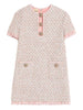 Valentino Short Dress in Embroidered Ribbon Tweed