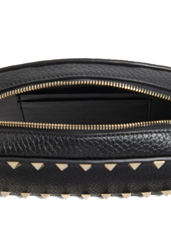 Valentino Garavani Mini Rockstud Shoulder Bag in Grainy Calfskin