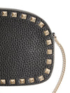 Valentino Garavani Mini Rockstud Shoulder Bag in Grainy Calfskin
