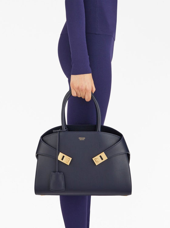 Ferragamo Hug leather tote bag