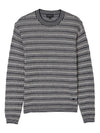 Emporio Armani Two-tone embroidery-stitched jacquard virgin wool jumper