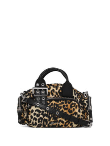  Ganni Nylon small duffle bag