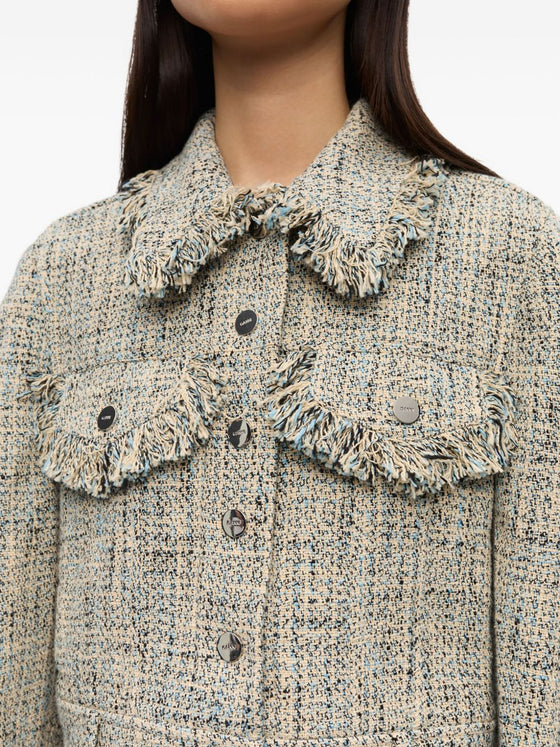 GANNI Jackets Beige