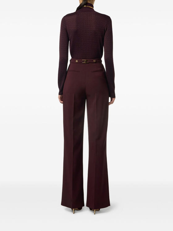 Elisabetta Franchi Sweaters Bordeaux