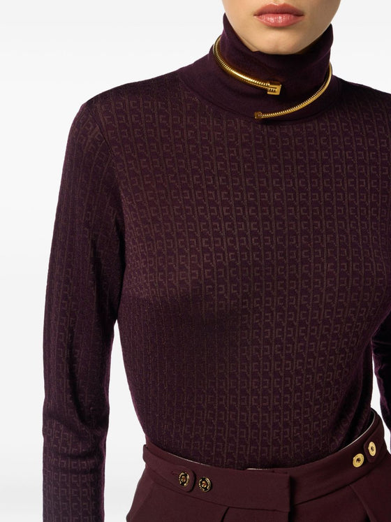 Elisabetta Franchi Sweaters Bordeaux