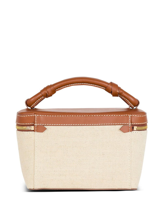 Balmain B-Army canvas vanity case