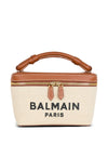 Balmain B-Army canvas vanity case