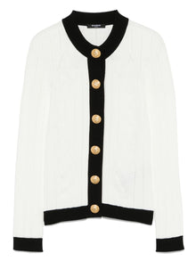  Balmain Two-tone cardigan