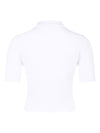 Balmain Ribbed buttoned top