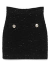 Balmain Tweed Mini Skirt