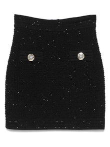 Balmain Tweed Mini Skirt