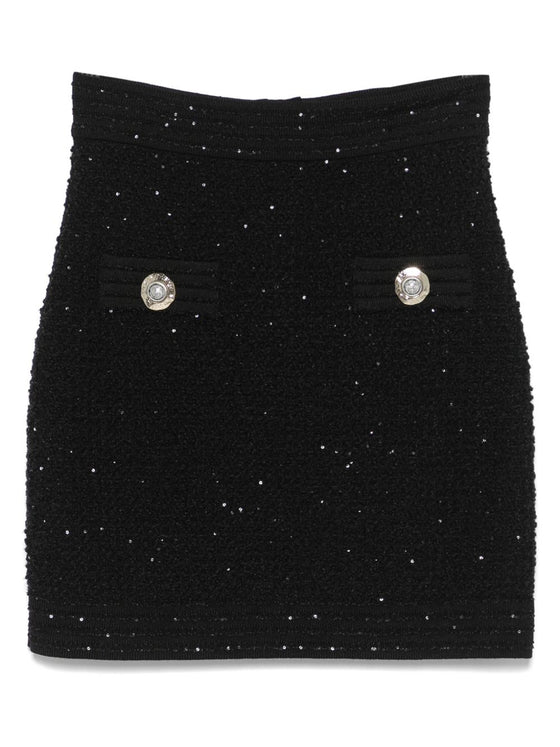 Balmain Tweed Mini Skirt