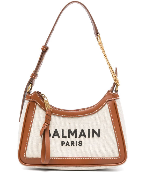 Balmain B-Army canvas shoulder bag