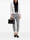 Balmain 1945 Soft PB-monogrammed crinkled small leather tote bag