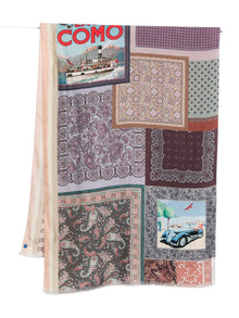  Pierre Louis Mascia Lago di Como silk printed scarf