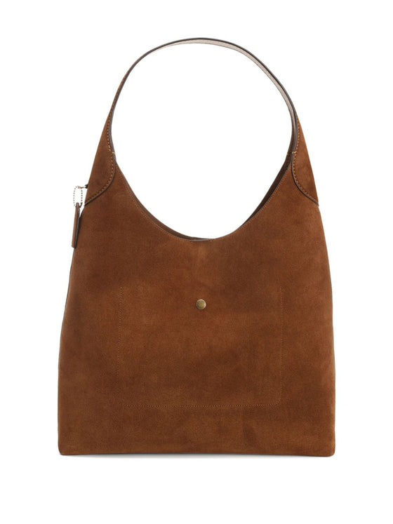 Coach Brooklyn 39 suede leather hobo bag