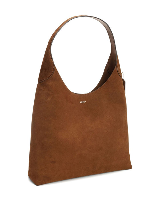 Coach Brooklyn 39 suede leather hobo bag