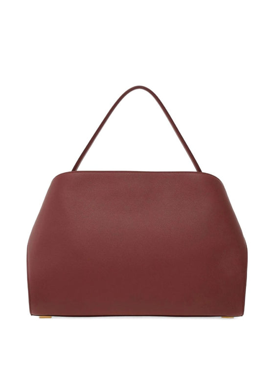 Ferragamo Hug soft two-tone shoulder bag (M)