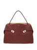 Ferragamo Hug soft two-tone shoulder bag (M)