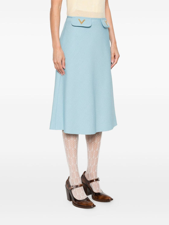Valentino Skirts Clear Blue
