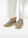 Brunello Cucinelli Runners in techno fabric and suede