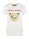 Valentino Cat-face patch T-shirt