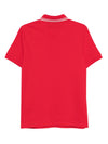 Valentino Striped-collar polo shirt