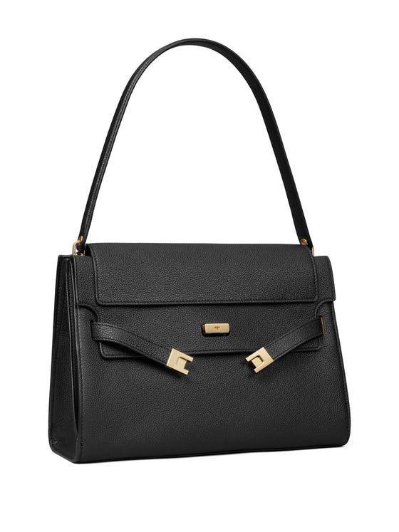 Tory Burch Lee Radziwill large leather handbag