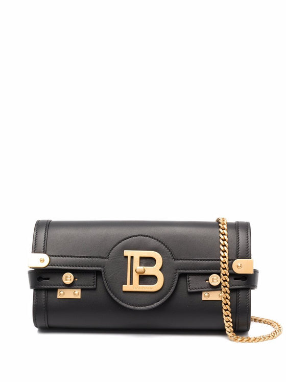 Balmain B-Buzz 23 leather shoulder bag