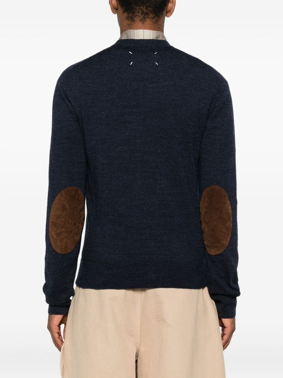 Maison Margiela Elbow-patch wool sweater