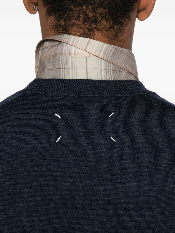 Maison Margiela Sweaters Blue