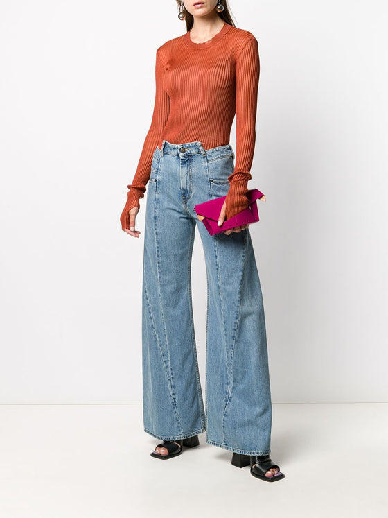Maison Margiela Décortiqué wide-leg jeans