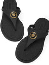 Versace Alia flat sandals