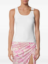 Versace Safety Pin Ribbed Tank Top