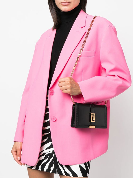 Versace Greca Goddess mini leather crossbody bag
