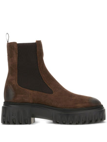  Hogan Pre 50mm elastic-panel leather boots