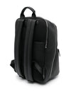 Emporio Armani Backpack in regenerated saffiano leather with ASV eagle plaque