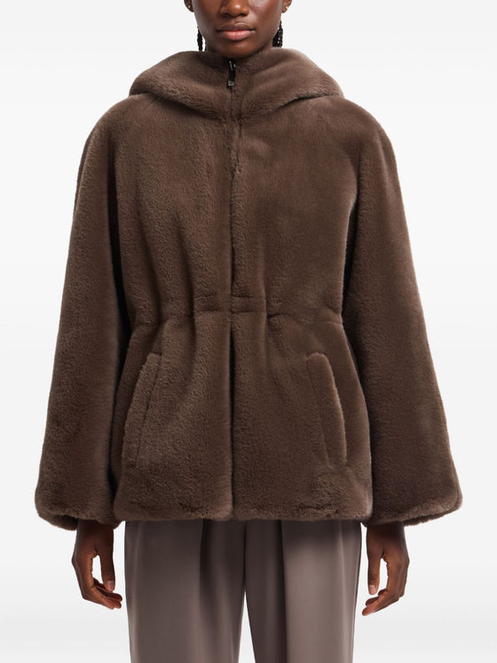 Emporio Armani Coats Dove Grey