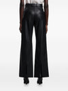 Emporio Armani Palazzo trousers in lambskin glovery