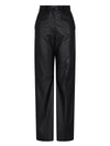 Emporio Armani Palazzo trousers in lambskin glovery