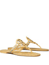 Tory Burch Studded Miller Patent flat sandals
