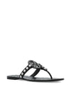Tory Burch Studded Miller Patent flat sandals
